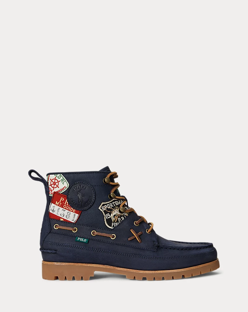polo golf ralph lauren Ranger Mid Suede & Twill Boot