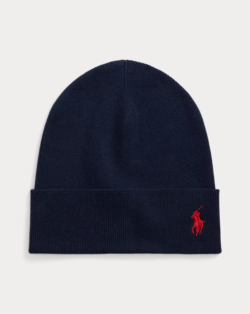 polo golf ralph lauren Rib-Knit Cotton Beanie
