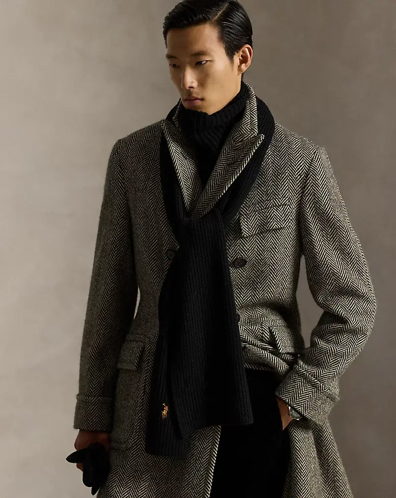 Polo Golf Ralph Lauren Rib-Knit Wool-Blend Scarf