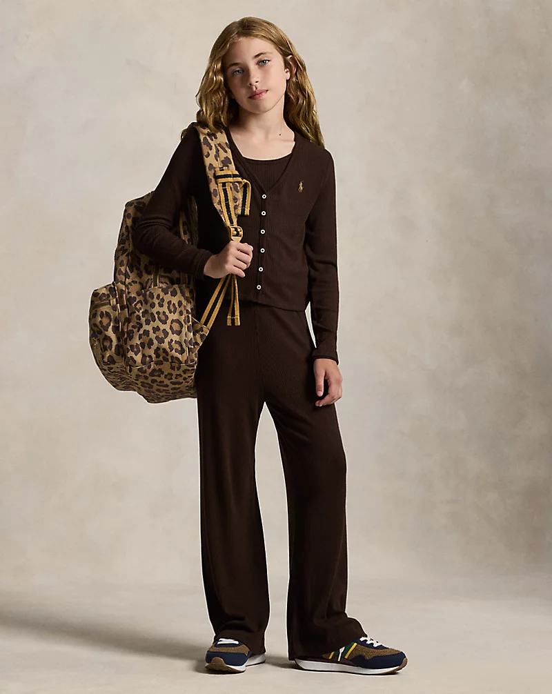 polo golf ralph lauren Ribbed Wide-Leg Pant