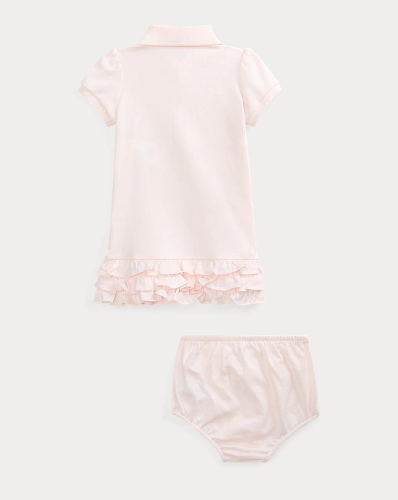 Polo Golf Ralph Lauren Ruffled Polo Dress & Bloomer
