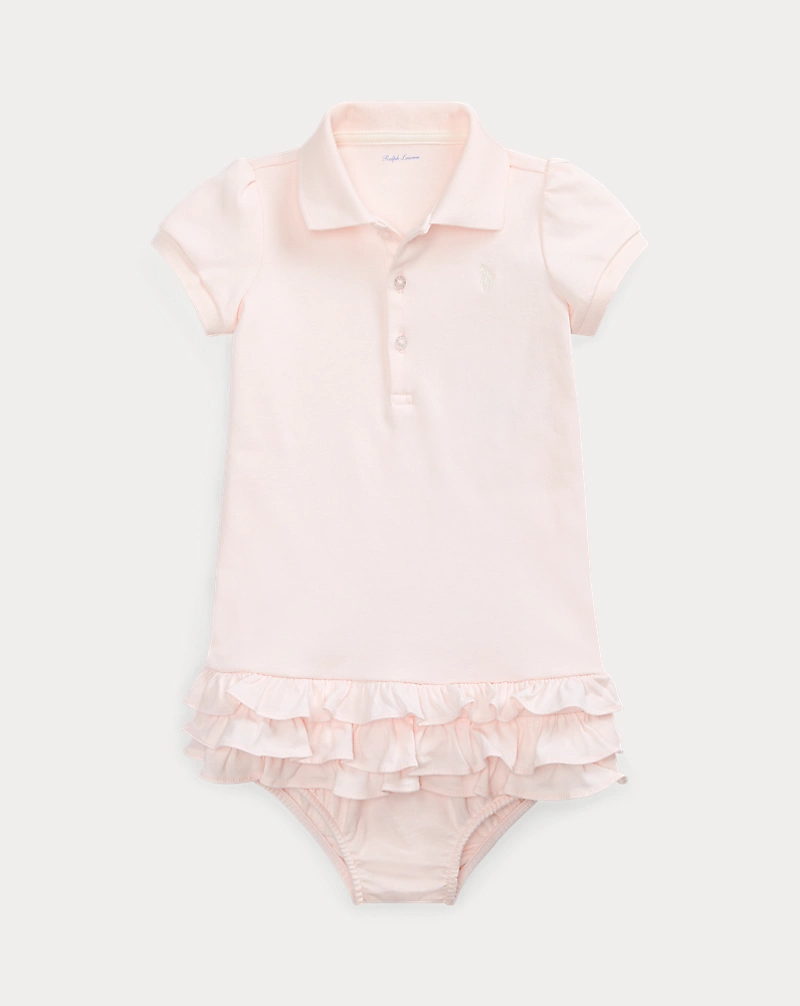 polo golf ralph lauren Ruffled Polo Dress & Bloomer