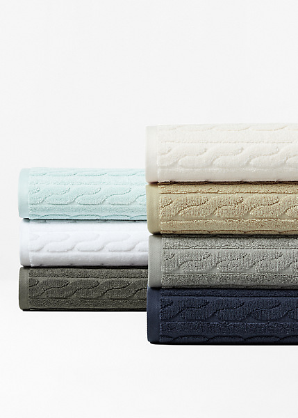 Polo Golf Ralph Lauren Sanders Cable Bath Towels
