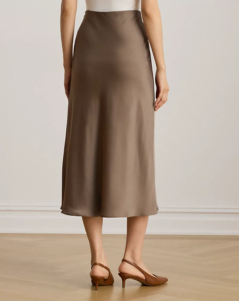 Polo Golf Ralph Lauren Satin Charmeuse Midi Skirt