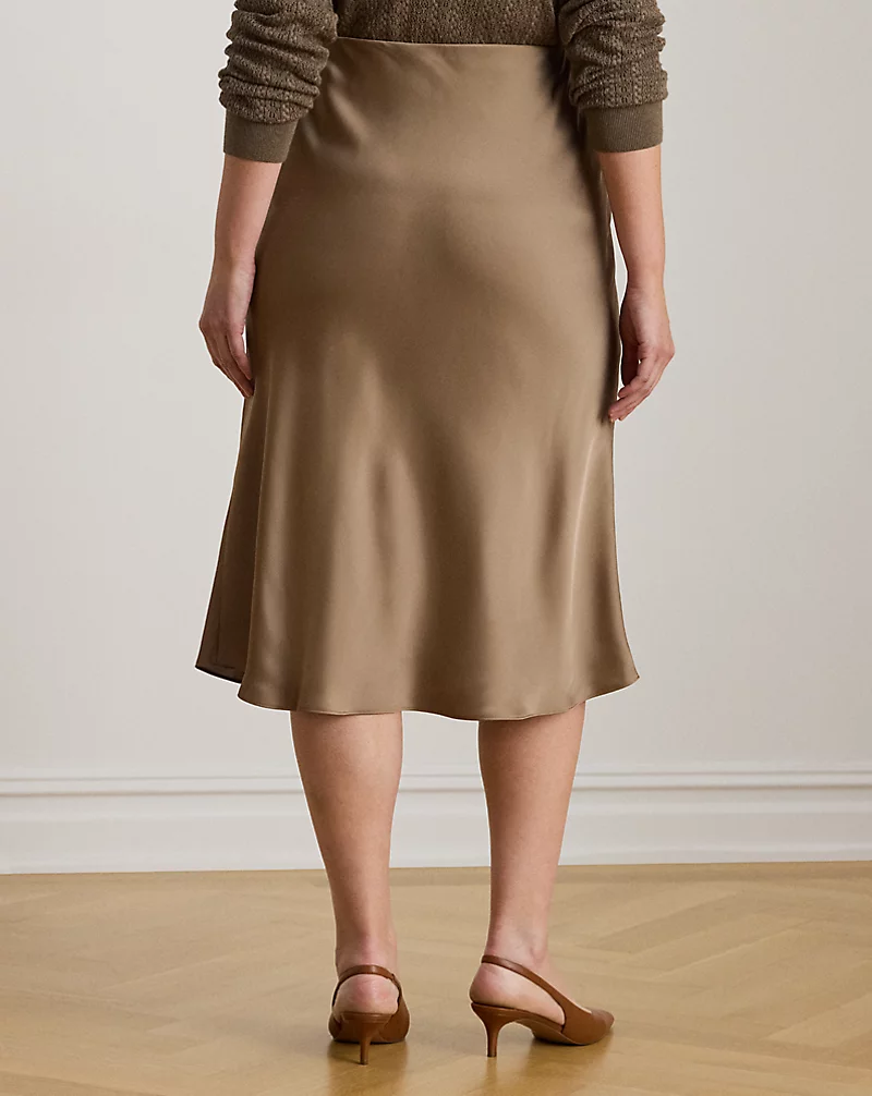 Polo Golf Ralph Lauren Satin Charmeuse Midi Skirt