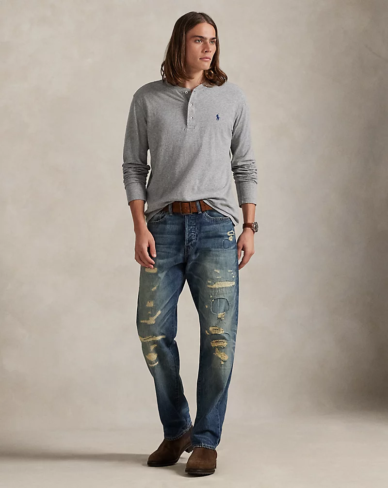 Polo Golf Ralph Lauren Slub Jersey Henley Shirt