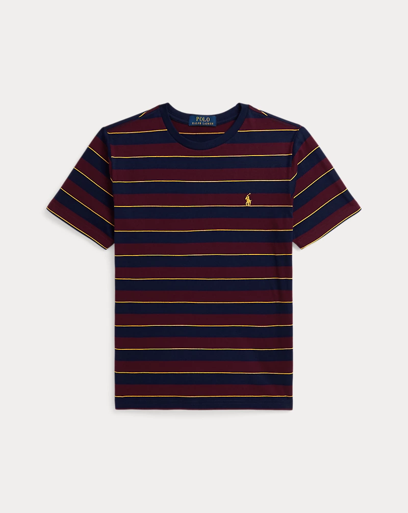 polo golf ralph lauren Striped Cotton Jersey Tee