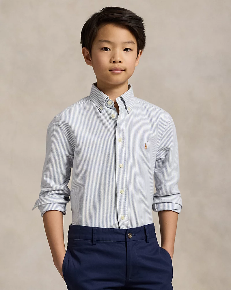 polo golf ralph lauren Striped Cotton Oxford Shirt