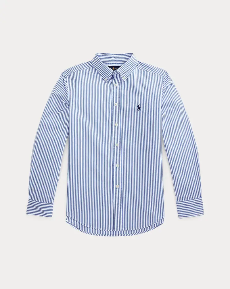 Polo Golf Ralph Lauren Striped Cotton Poplin Shirt