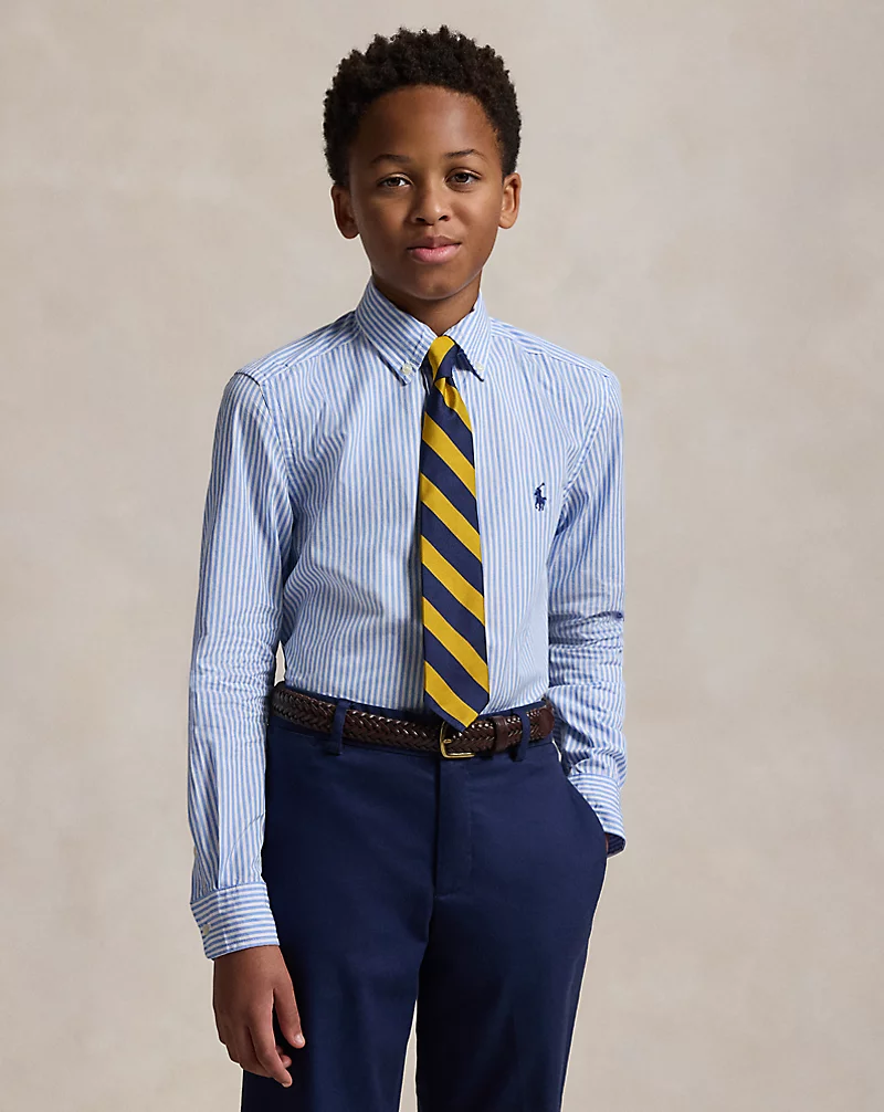 polo golf ralph lauren Striped Cotton Poplin Shirt