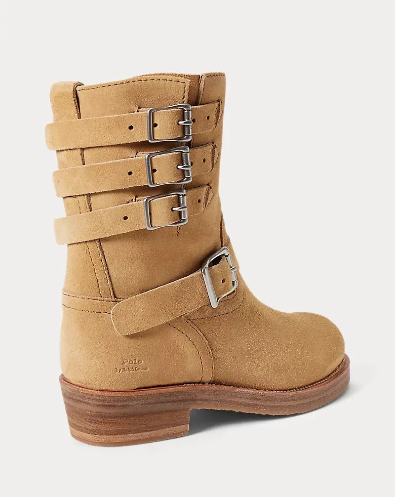 Polo Golf Ralph Lauren Suede Moto Boot