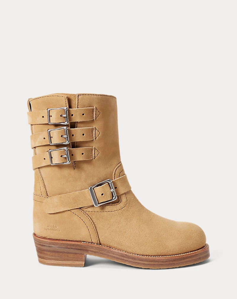 polo golf ralph lauren Suede Moto Boot
