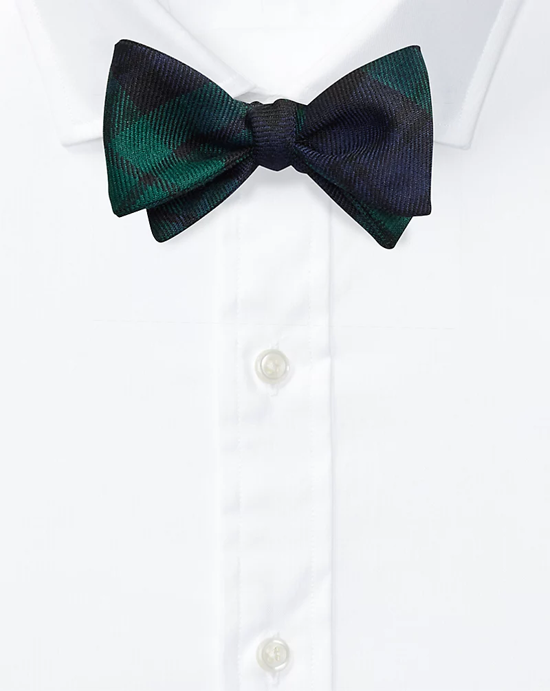 Polo Golf Ralph Lauren Tartan Wool Bow Tie