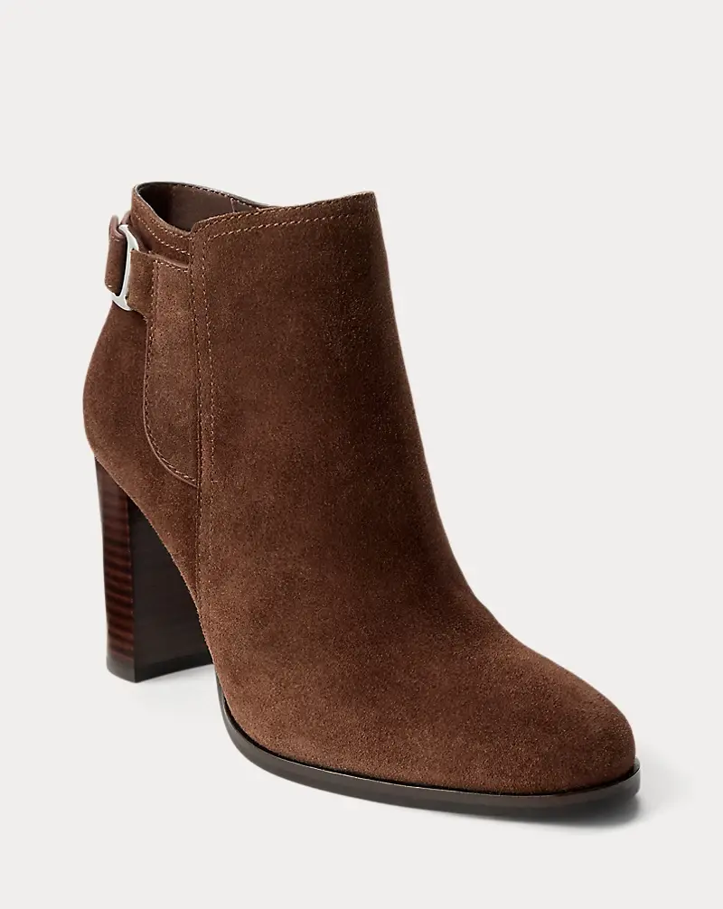 Polo Golf Ralph Lauren Tasha Suede Bootie Heel