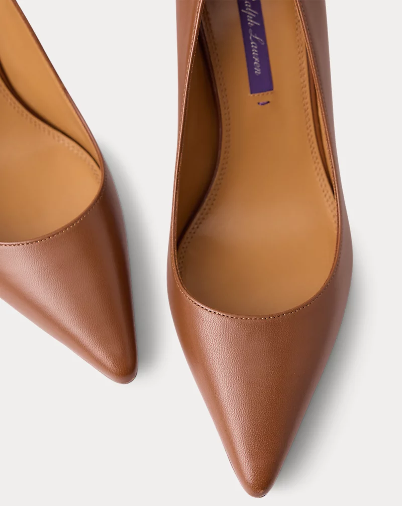 Polo Golf Ralph Lauren Tenney 75 MM Goatskin Pump