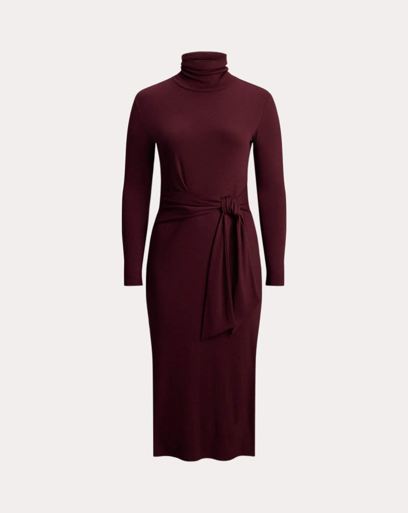 Polo Golf Ralph Lauren Tie-Front Turtleneck Dress