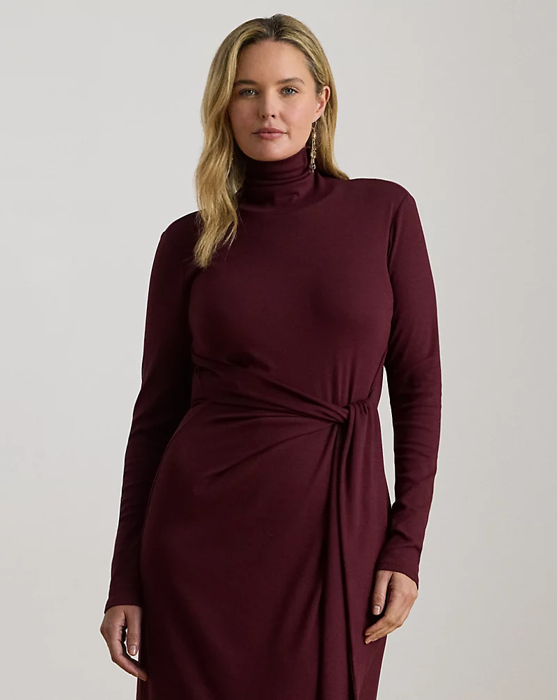Polo Golf Ralph Lauren Tie-Front Turtleneck Dress