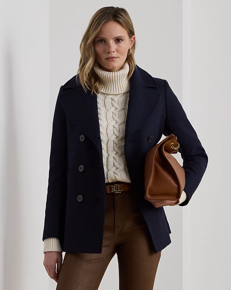 polo golf ralph lauren Wool-Blend Peacoat