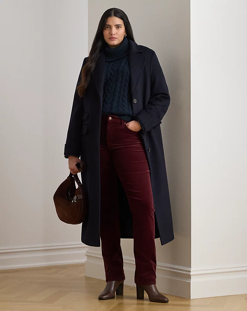 polo golf ralph lauren Wool-Blend Reefer Coat