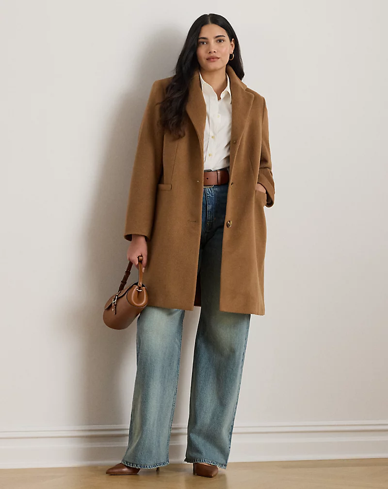 polo golf ralph lauren Wool-Blend Reefer Coat