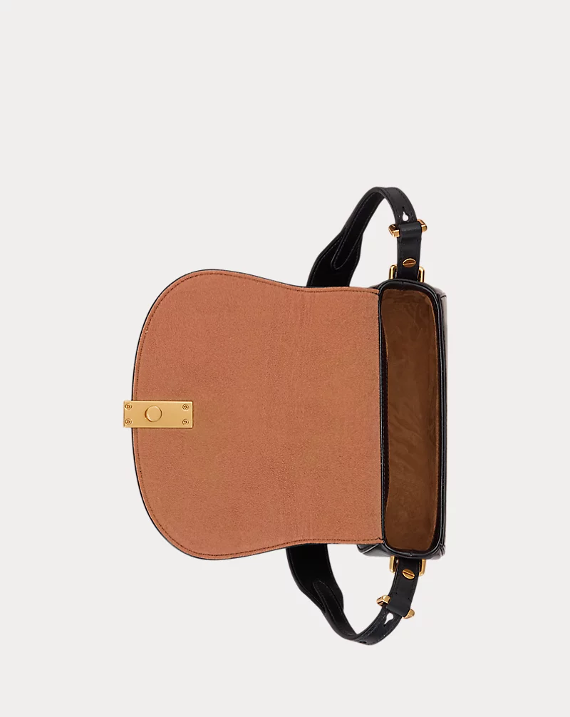 Polo Golf Ralph Lauren Polo ID Calfskin Mini Saddle Bag