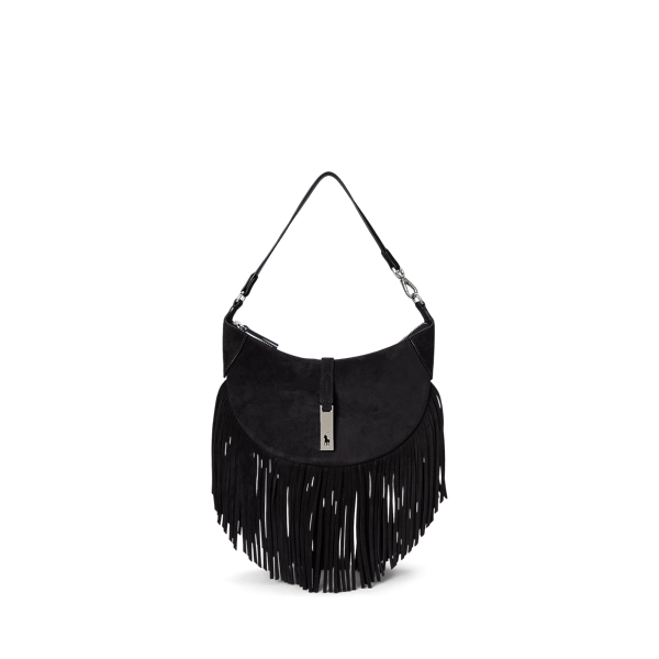polo golf ralph lauren Polo ID Fringe Suede Mini Shoulder Bag