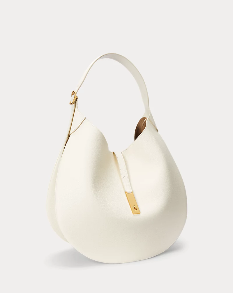 Polo Golf Ralph Lauren Polo ID Leather Large Shoulder Bag