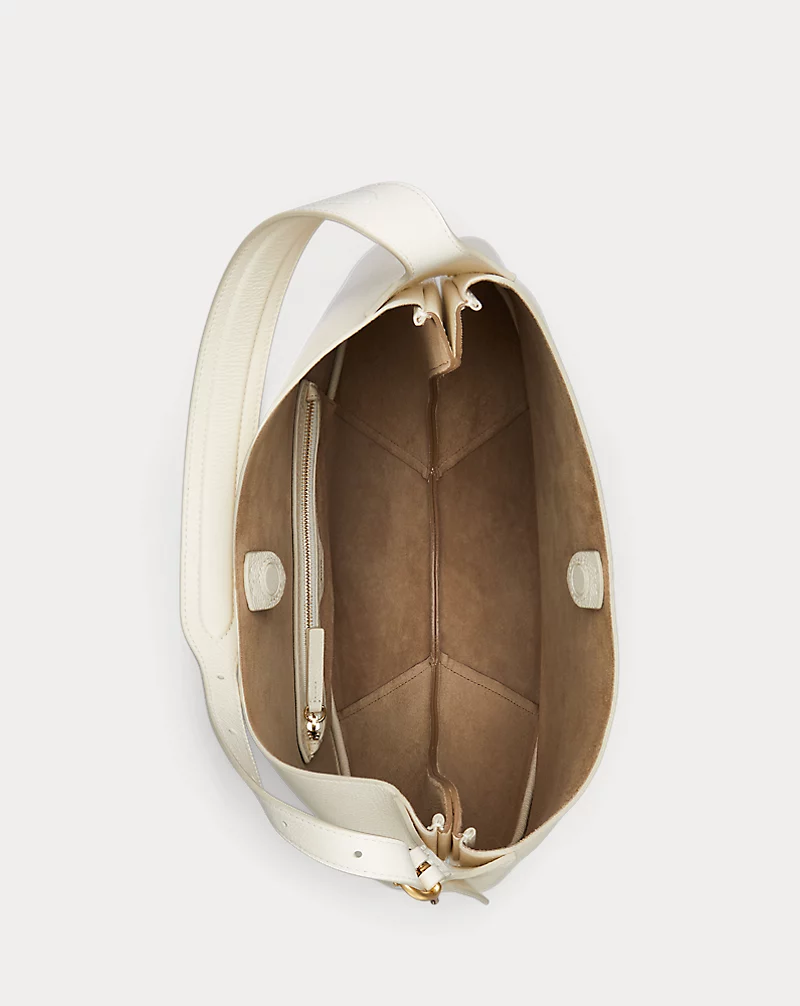 Polo Golf Ralph Lauren Polo ID Leather Large Shoulder Bag