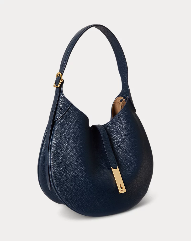 Polo Golf Ralph Lauren Polo ID Leather Medium Shoulder Bag