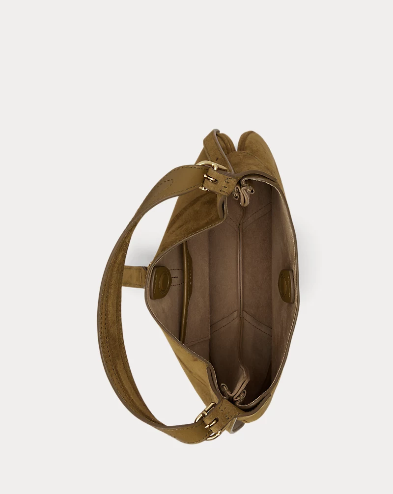 Polo Golf Ralph Lauren Polo ID Suede Small Shoulder Bag