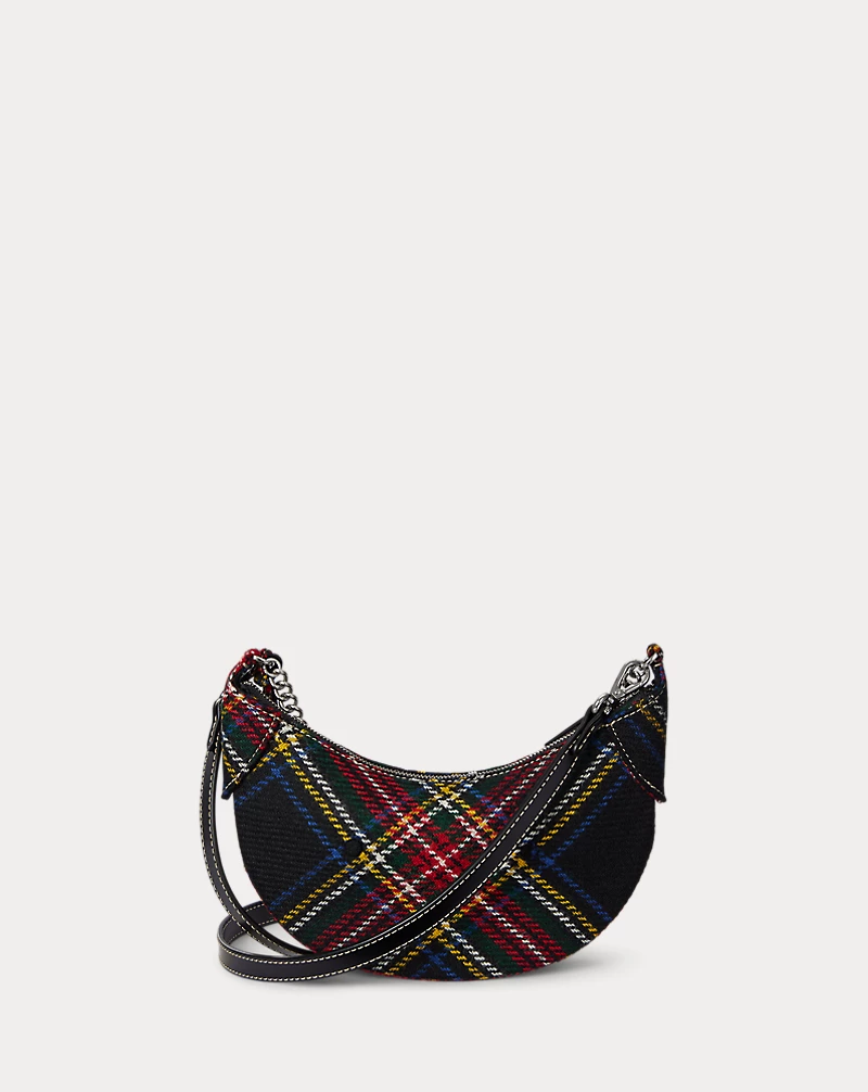 Polo Golf Ralph Lauren Polo ID Tartan Wool Mini Chain Bag