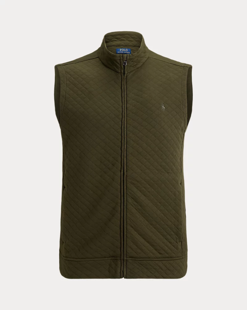 Polo Golf Ralph Lauren Quilted Double-Knit Jersey Vest