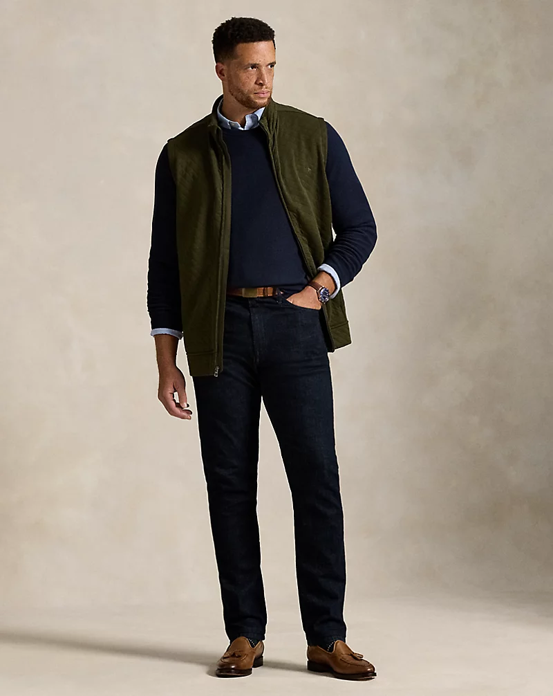 Polo Golf Ralph Lauren Quilted Double-Knit Jersey Vest