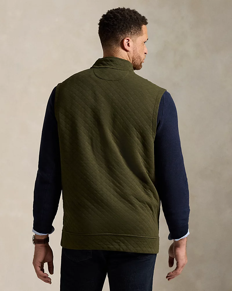 Polo Golf Ralph Lauren Quilted Double-Knit Jersey Vest