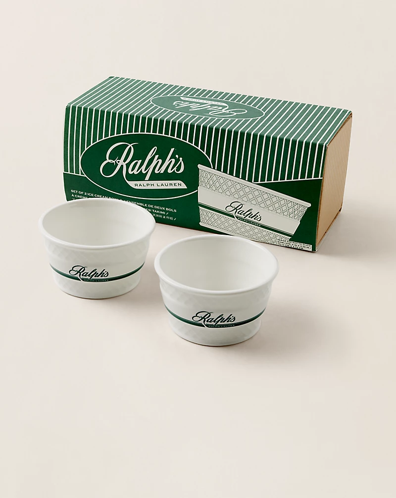 Polo Golf Ralph Lauren Ralph’s Coffee Ice Cream Bowl Gift Set