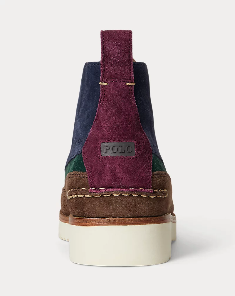Polo Golf Ralph Lauren Ranger Suede & Wool Tweed Workboot