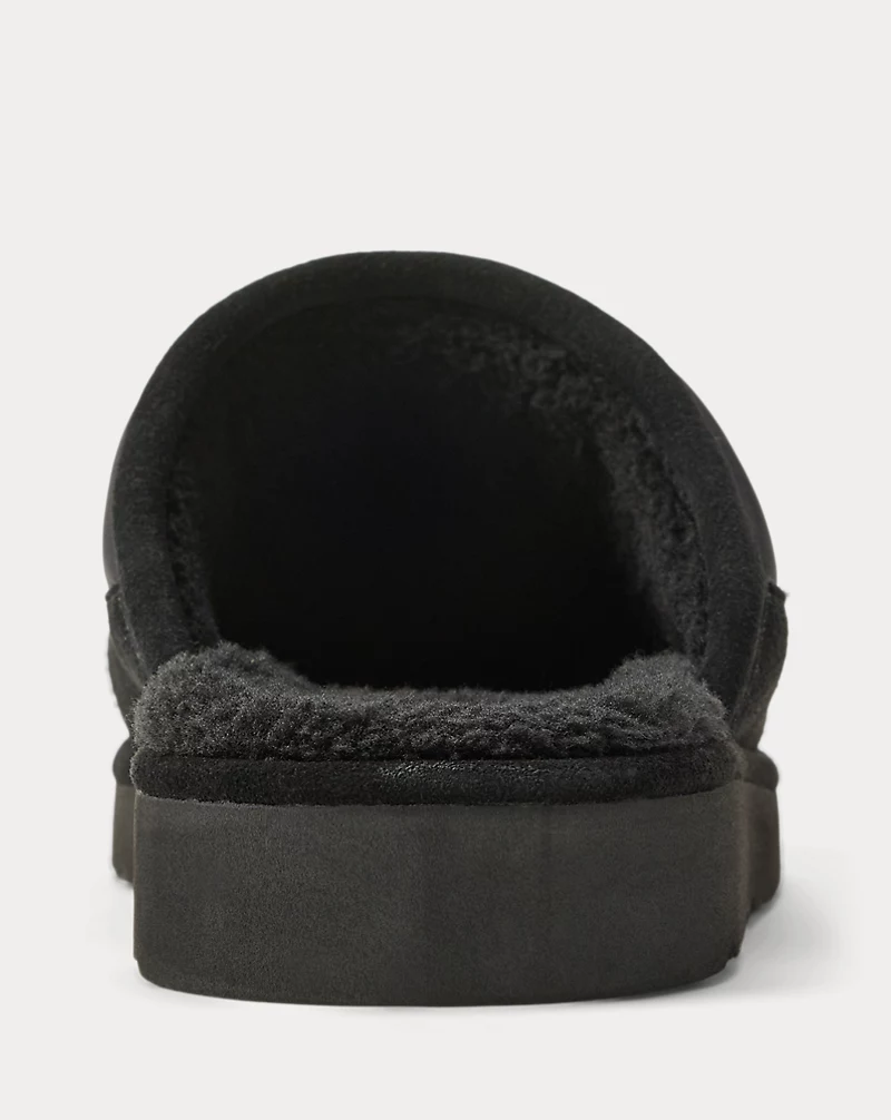 Polo Golf Ralph Lauren Reade Suede-Trim Quilted Scuff Slipper