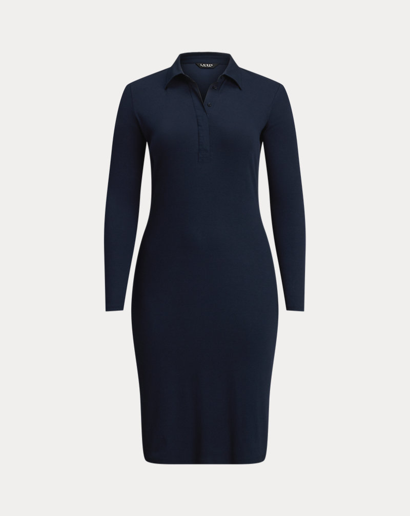 Polo Golf Ralph Lauren Rib-Knit Cotton-Blend Polo Dress