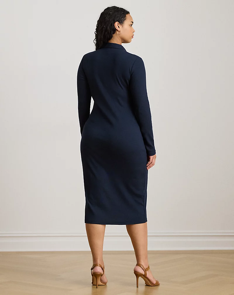 Polo Golf Ralph Lauren Rib-Knit Cotton-Blend Polo Dress