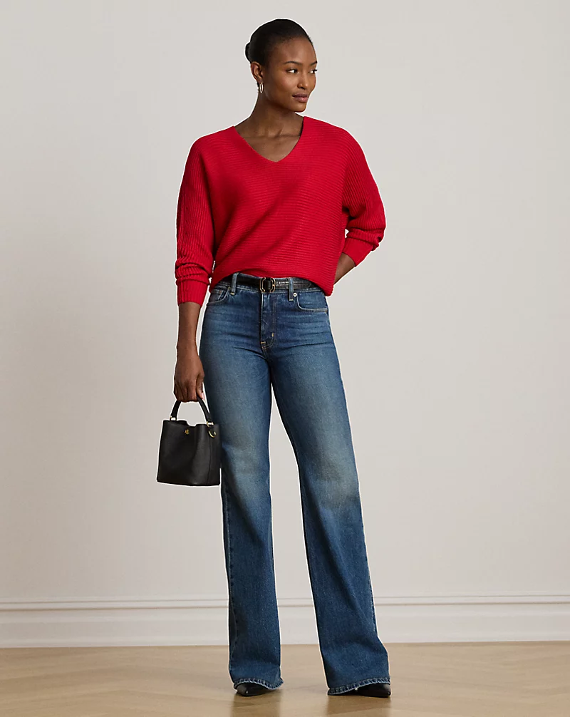 Polo Golf Ralph Lauren Rib-Knit Dolman-Sleeve Sweater