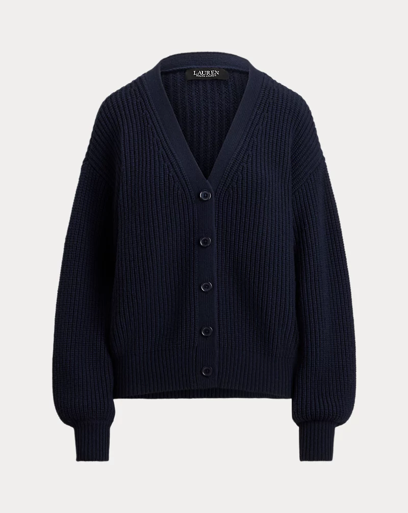 Polo Golf Ralph Lauren Ribbed Wool-Blend V-Neck Cardigan