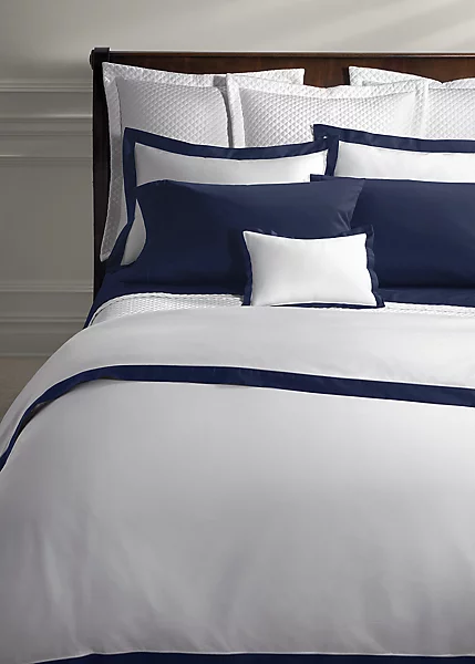 polo golf ralph lauren RL Organic Cotton Sateen Border Bedding Collection