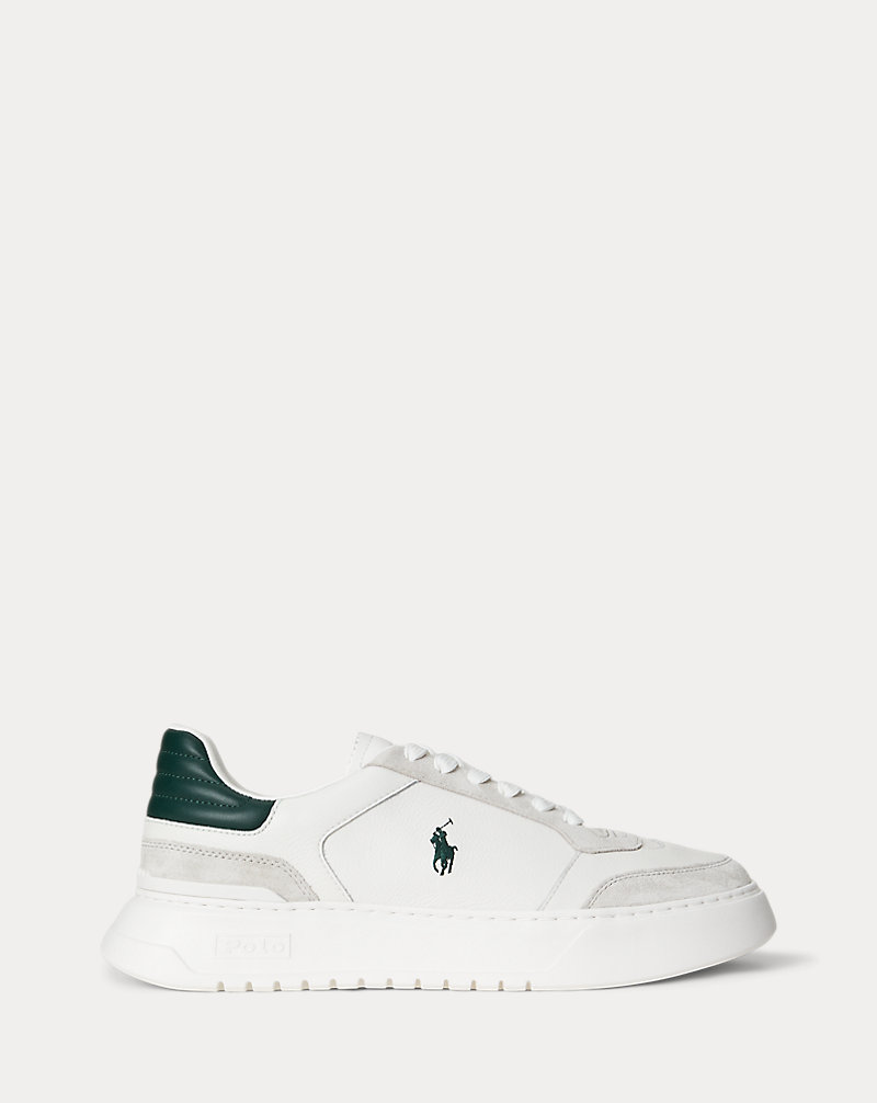 polo golf ralph lauren RLite Sport Leather-Suede Sneaker
