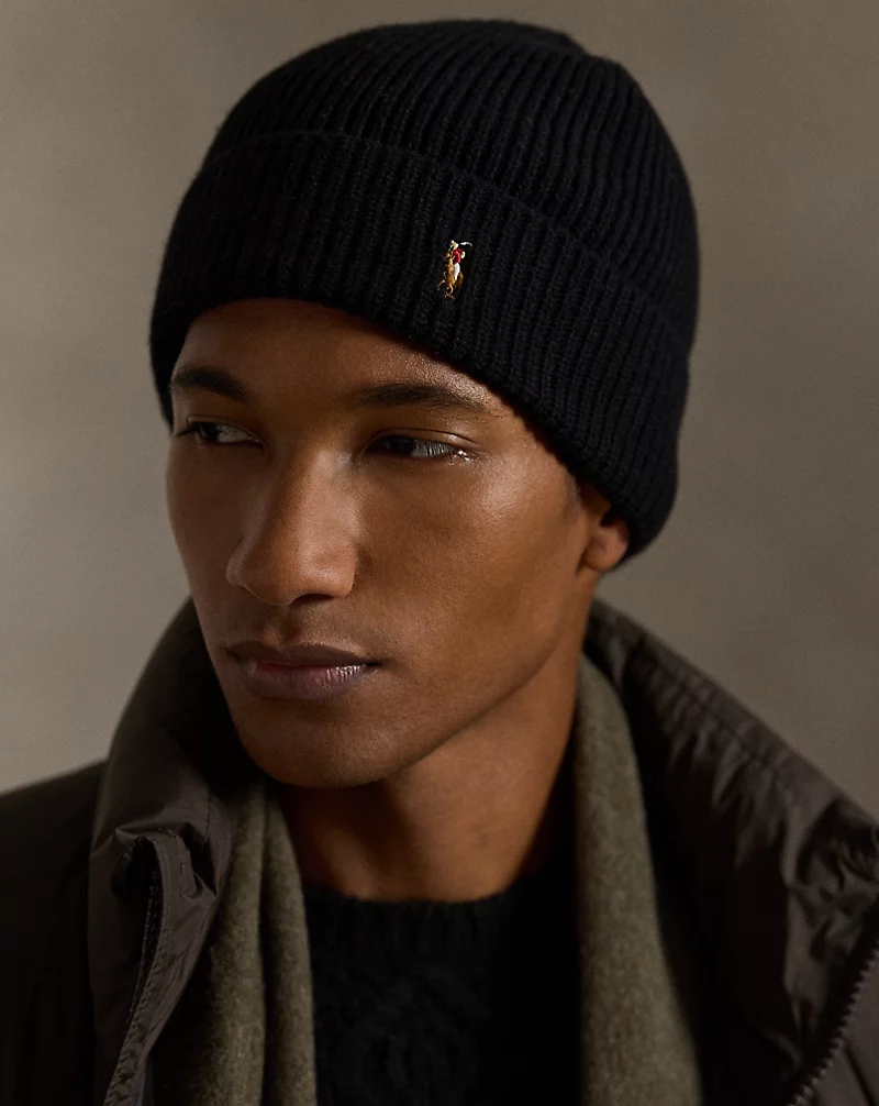 Polo Golf Ralph Lauren Signature Pony Wool-Blend Beanie