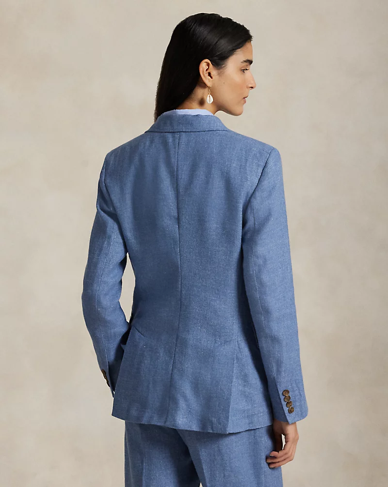 Polo Golf Ralph Lauren Single-Breasted Linen-Cotton Blazer