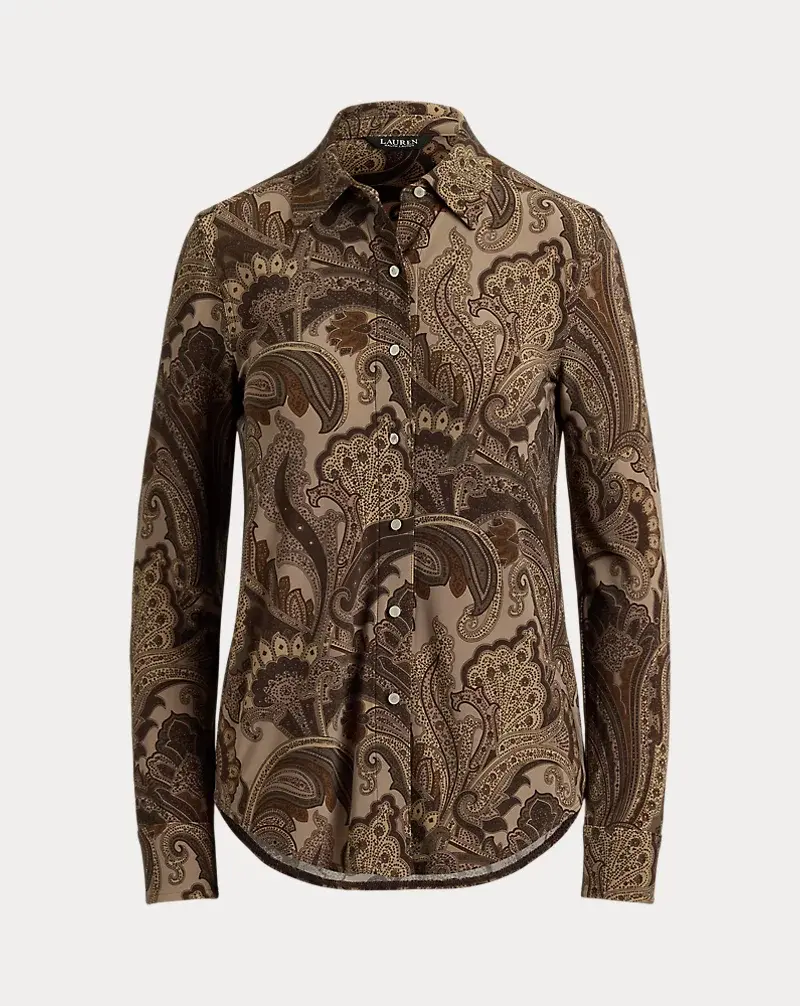 Polo Golf Ralph Lauren Slim Fit Paisley Jersey Shirt