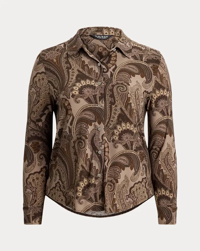 Polo Golf Ralph Lauren Slim Fit Paisley Jersey Shirt