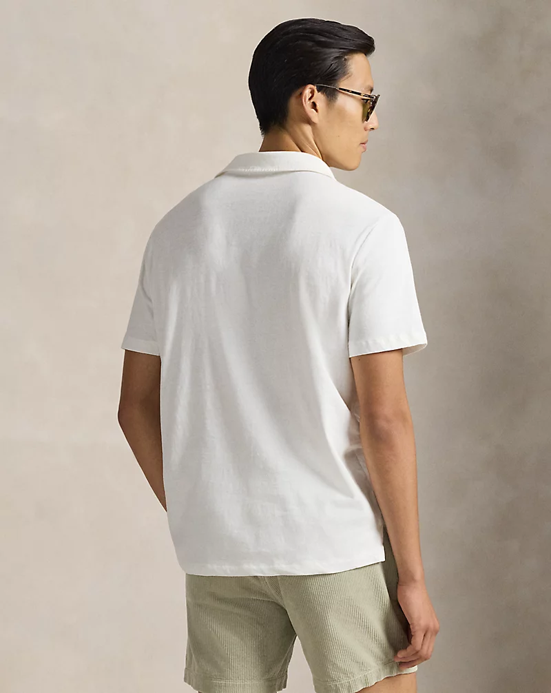 Polo Golf Ralph Lauren Standard Fit Cotton-Linen Polo Shirt