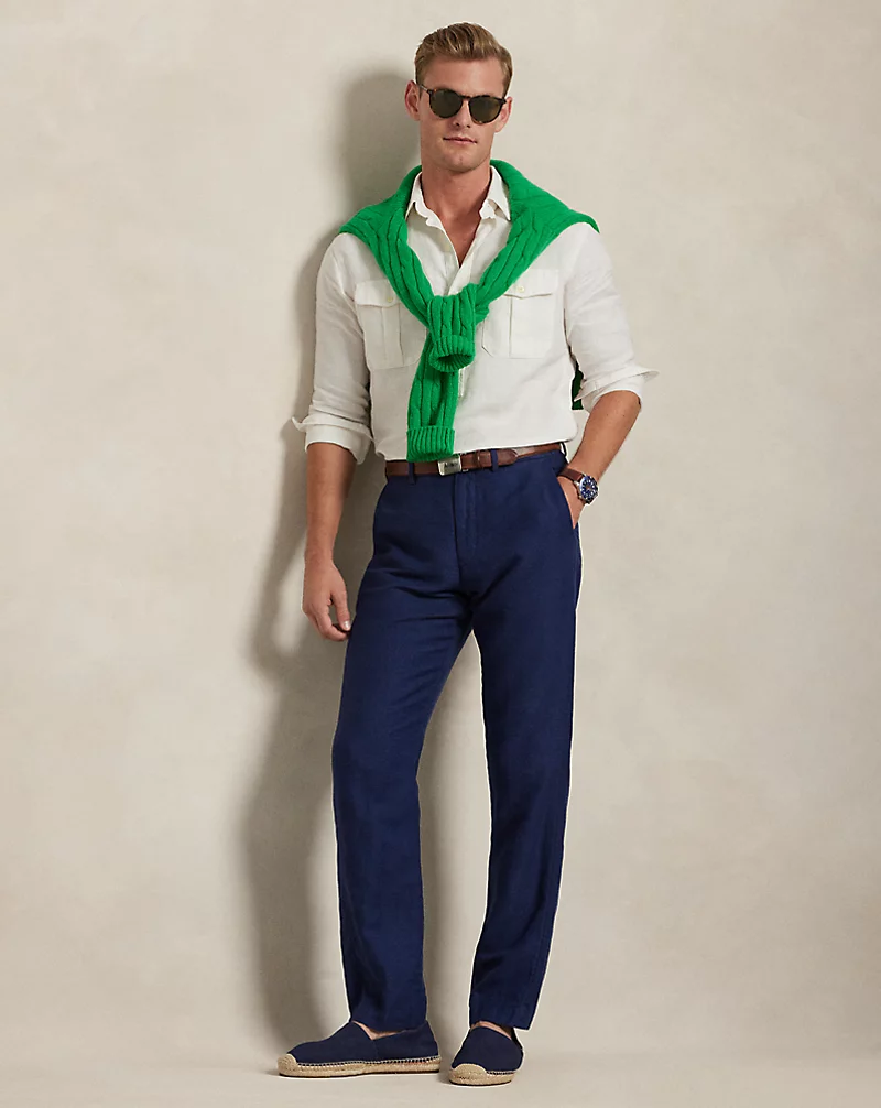 polo golf ralph lauren Straight Fit Houndstooth Twill Pant