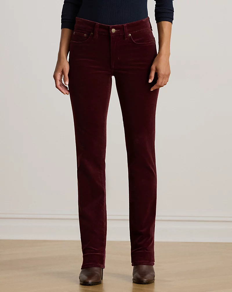 Polo Golf Ralph Lauren Stretch Corduroy Mid-Rise Straight Pant